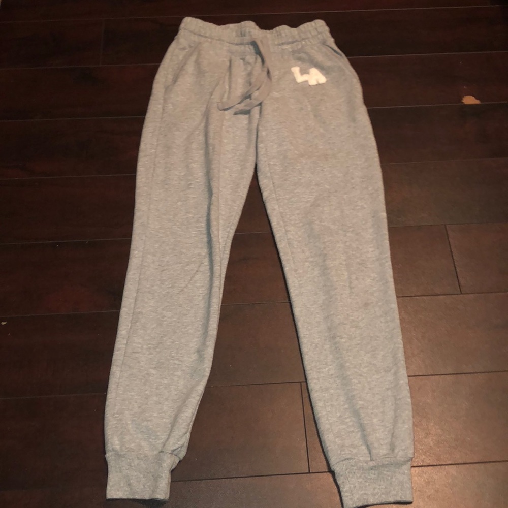 Grey sweatpants